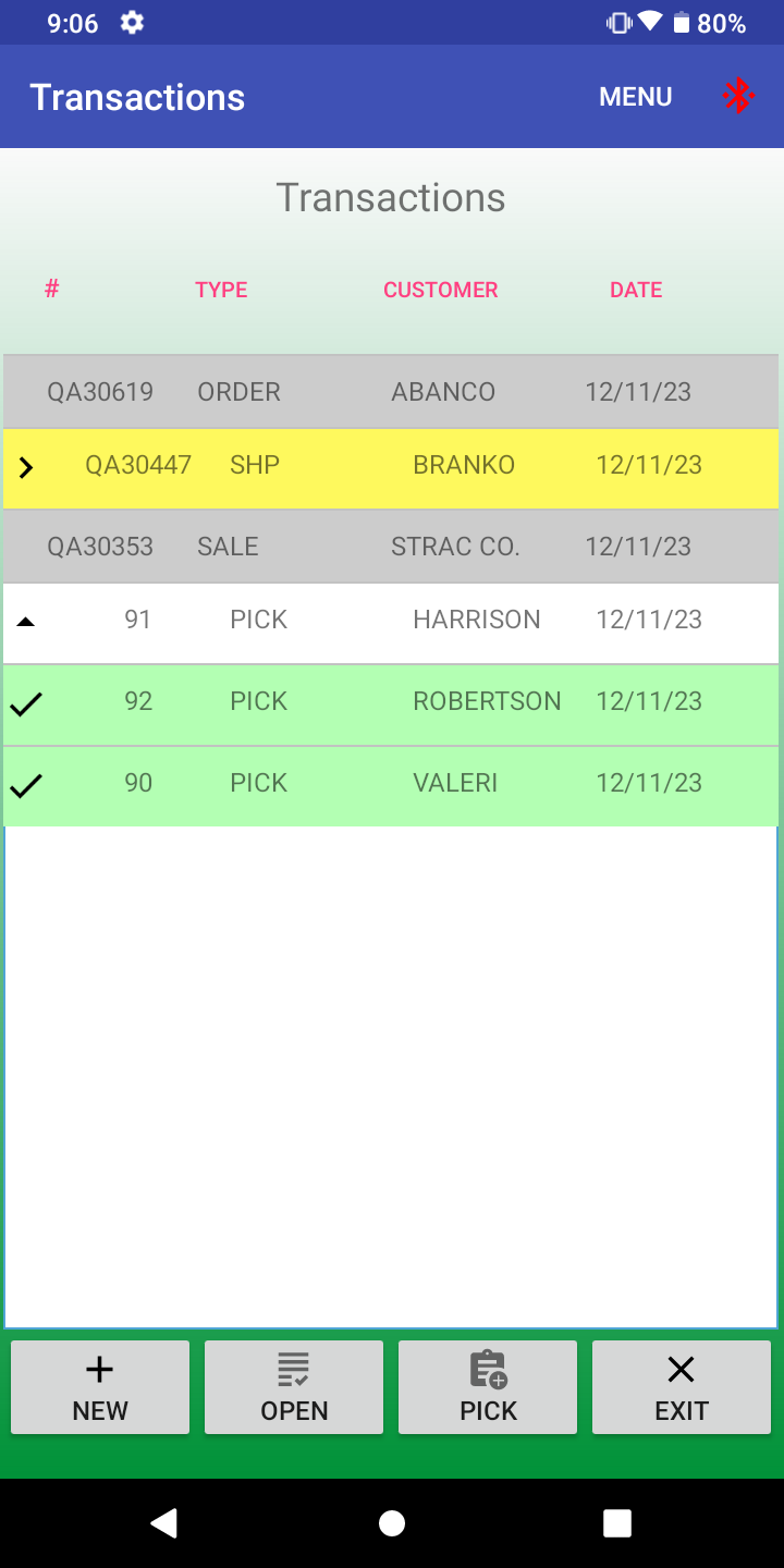 Transactions