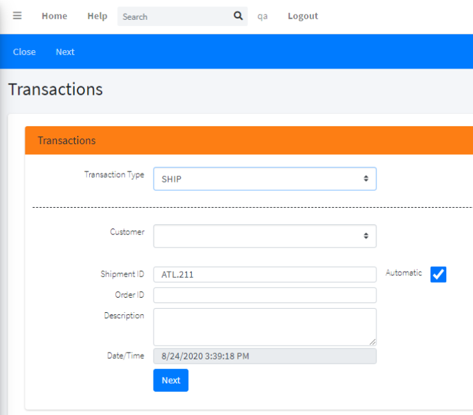 Transactions