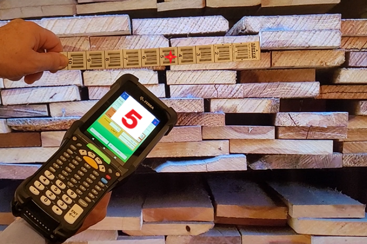 Lumber Tally scan illustration